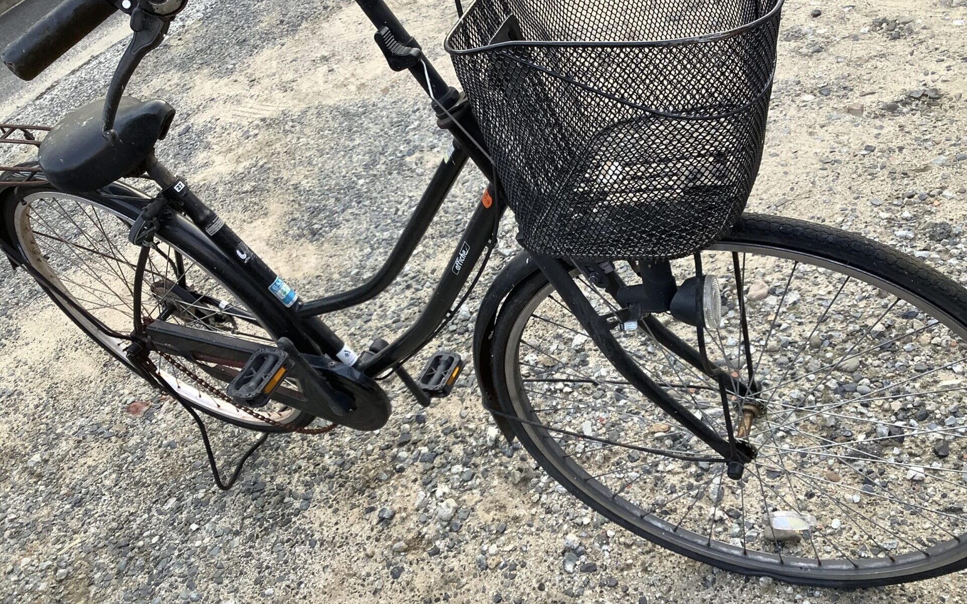 広島県尾道市で引き取り回収から処分までした自転車