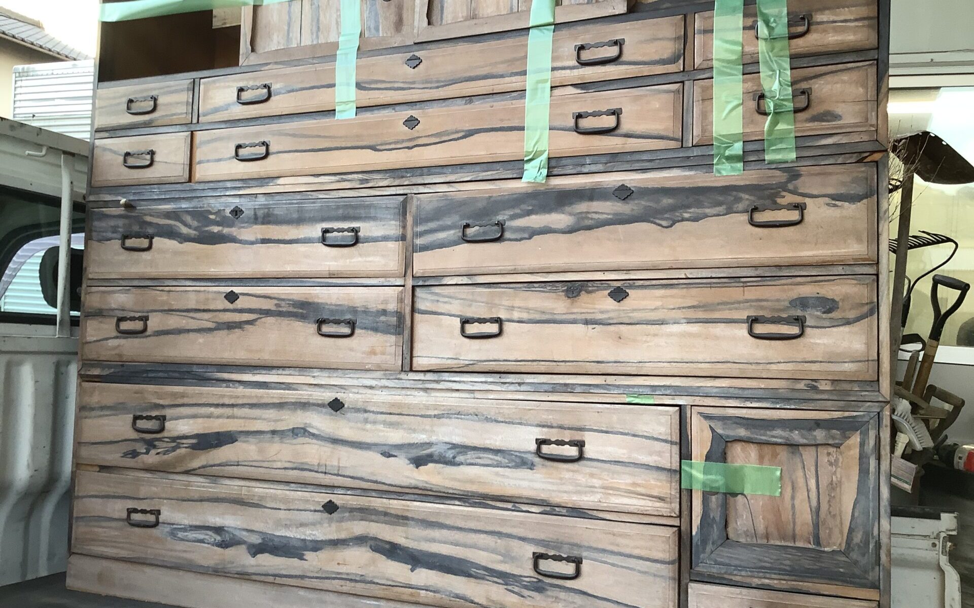 福山市新市町で引き取り回収から処分までしたタンス