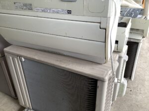 福山市神辺町で取り外し回収から処分までしたエアコン