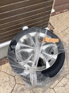 神石高原町でタイヤの引き取りから処分までさせて頂きました。
