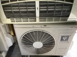 広島県府中市で取り外し回収から処分までしたエアコン
