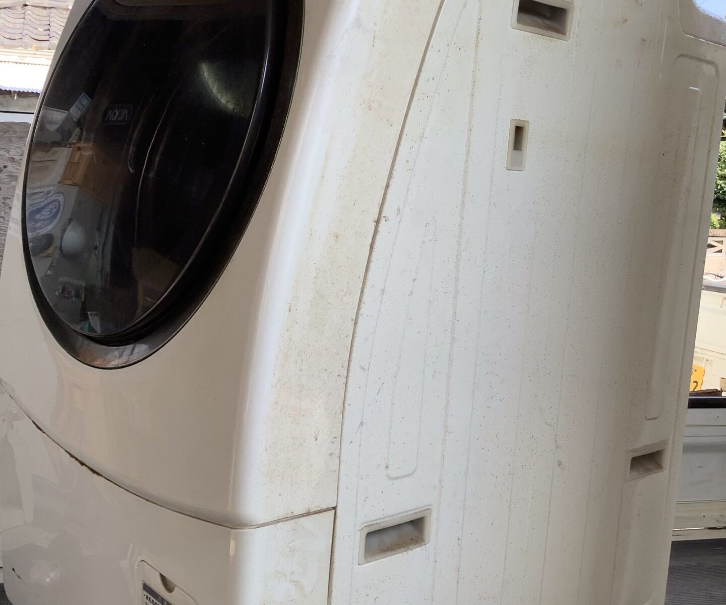 広島県尾道市で引き取り回収から処分までした洗濯機