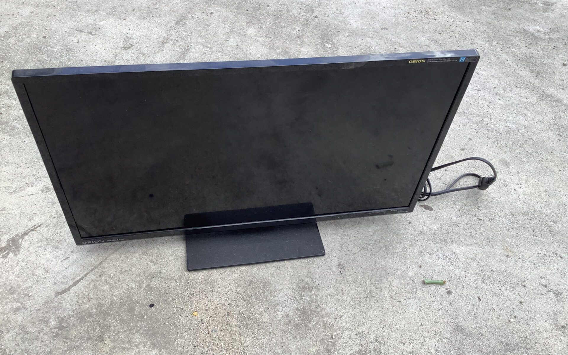 広島県尾道市で引き取り回収から処分までしたテレビ