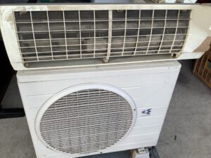福山市春日町で取り外し回収から処分までしたエアコン