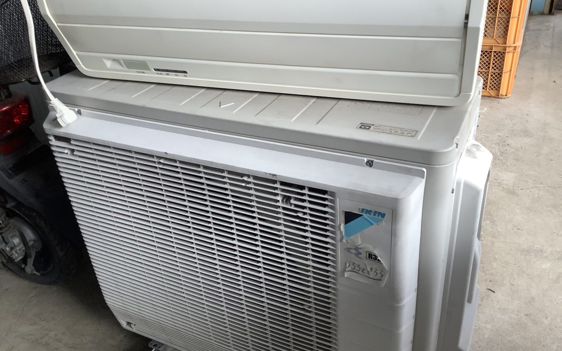 広島県三次市で取り外し回収から処分までしたエアコン