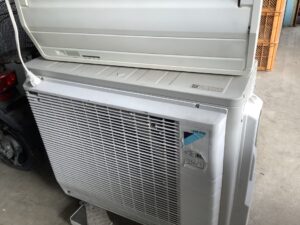 広島県三次市で取り外し回収から処分までしたエアコン