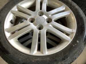 福山市神辺町で引き取り回収から処分までしたアルミタイヤ