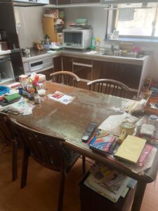 世羅郡世羅町宇津戸でテーブルの回収から処分までさせて頂きました。