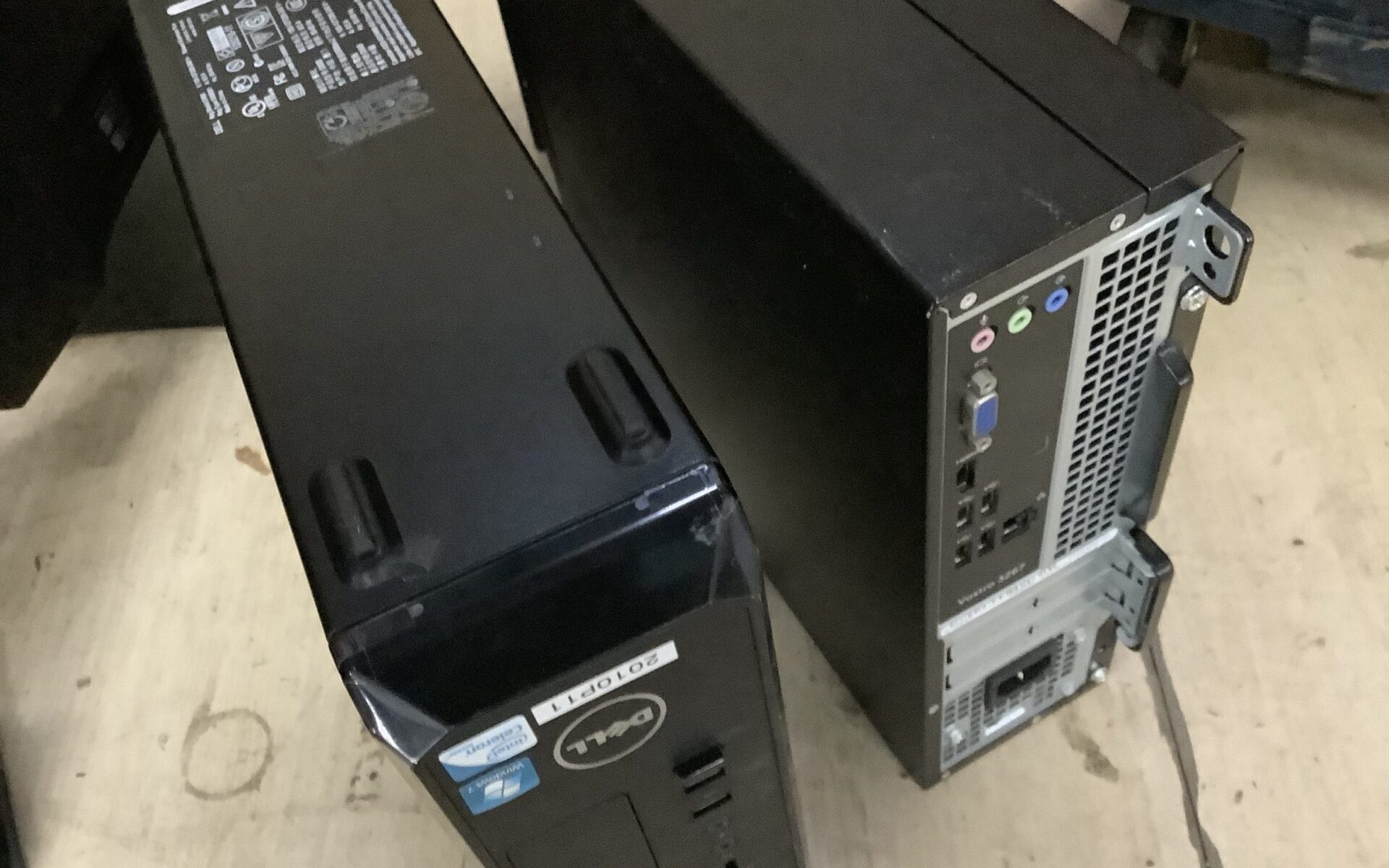 福山市南蔵王町で引き取り回収から処分までしたパソコン本体