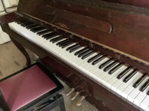 尾道市因島中庄町でピアノの回収から処分までさせて頂きました。