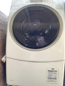 庄原市板橋町でドラム式洗濯機の回収から処分までさせて頂きました。