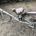 府中市諸毛町で自転車の回収から処分までさせて頂きました。