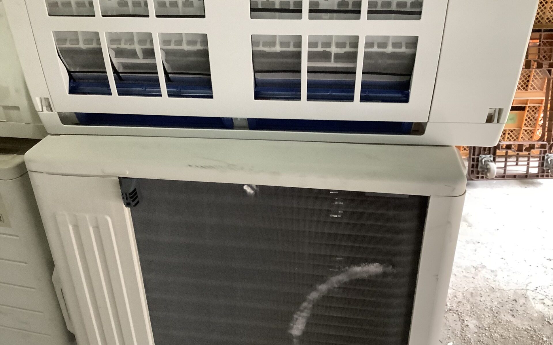 広島県三原市で取り外し回収から処分までしたエアコン