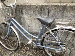 府中市三郎丸町で自転車の引き取りから処分までさせて頂きました。