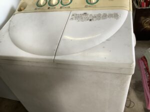 世羅郡世羅町堀越で洗濯機の回収から処分までさせて頂きました。