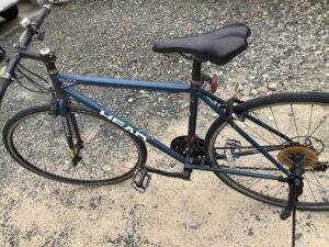 福山市坪生町で自転車の回収から処分までさせて頂きました。