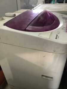 尾道市三軒家町で洗濯機の引き取りから処分までさせて頂きました。