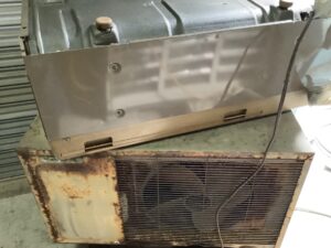 福山市水呑町で取り外し回収から処分までしたエアコン