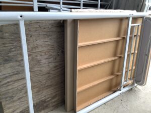 竹原市本町でベッドフレームの回収から処分までさせて頂きました。