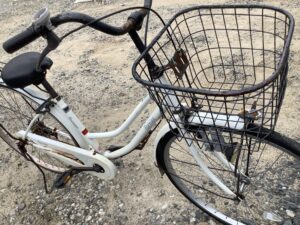 庄原市東城町川西で自転車の引き取りから処分までさせて頂きました。
