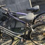 福山市郷分町で自転車の回収から処分までさせて頂きました。