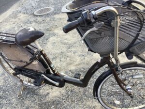 三次市青河町で自転車の回収から処分までさせて頂きました。