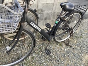 尾道市新浜で自転車の引き取りから処分までさせて頂きました。