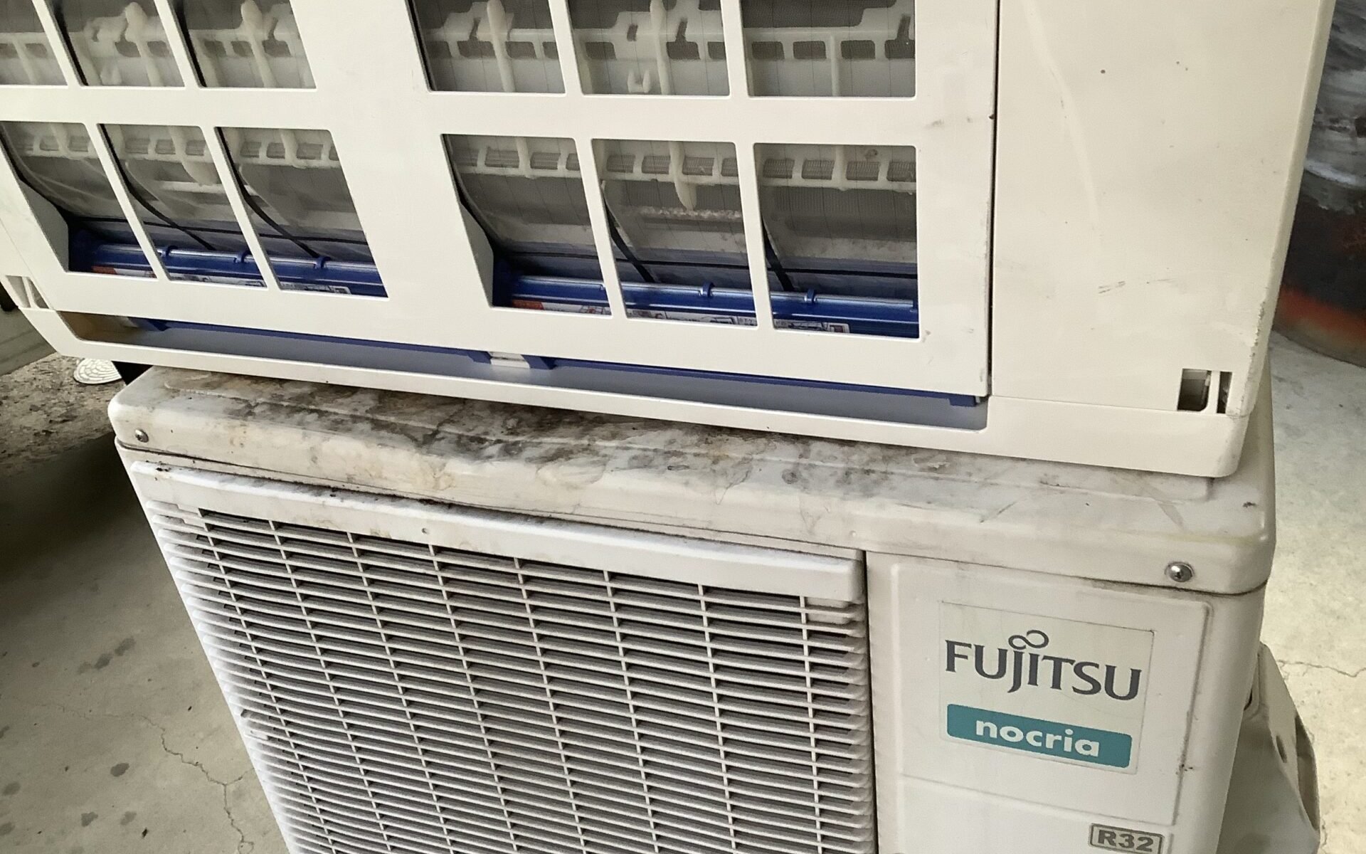 広島県神石高原町で取り外し回収から処分までしたエアコン