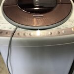 竹原市港町で洗濯機の引き取りから処分までさせて頂きました。