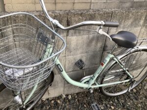 尾道市高須町で自転車の回収から処分までさせて頂きました。