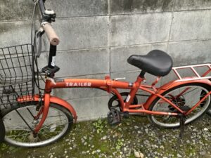 三原市中之町で自転車の引き取りから処分までさせて頂きました。