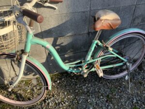 竹原市忠海町で自転車の回収から処分までさせて頂きました。