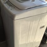 竹原市塩町で洗濯機の回収から処分までさせて頂きました。