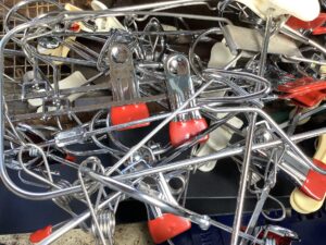 福山市内海町で廃品回収をした鉄屑です。