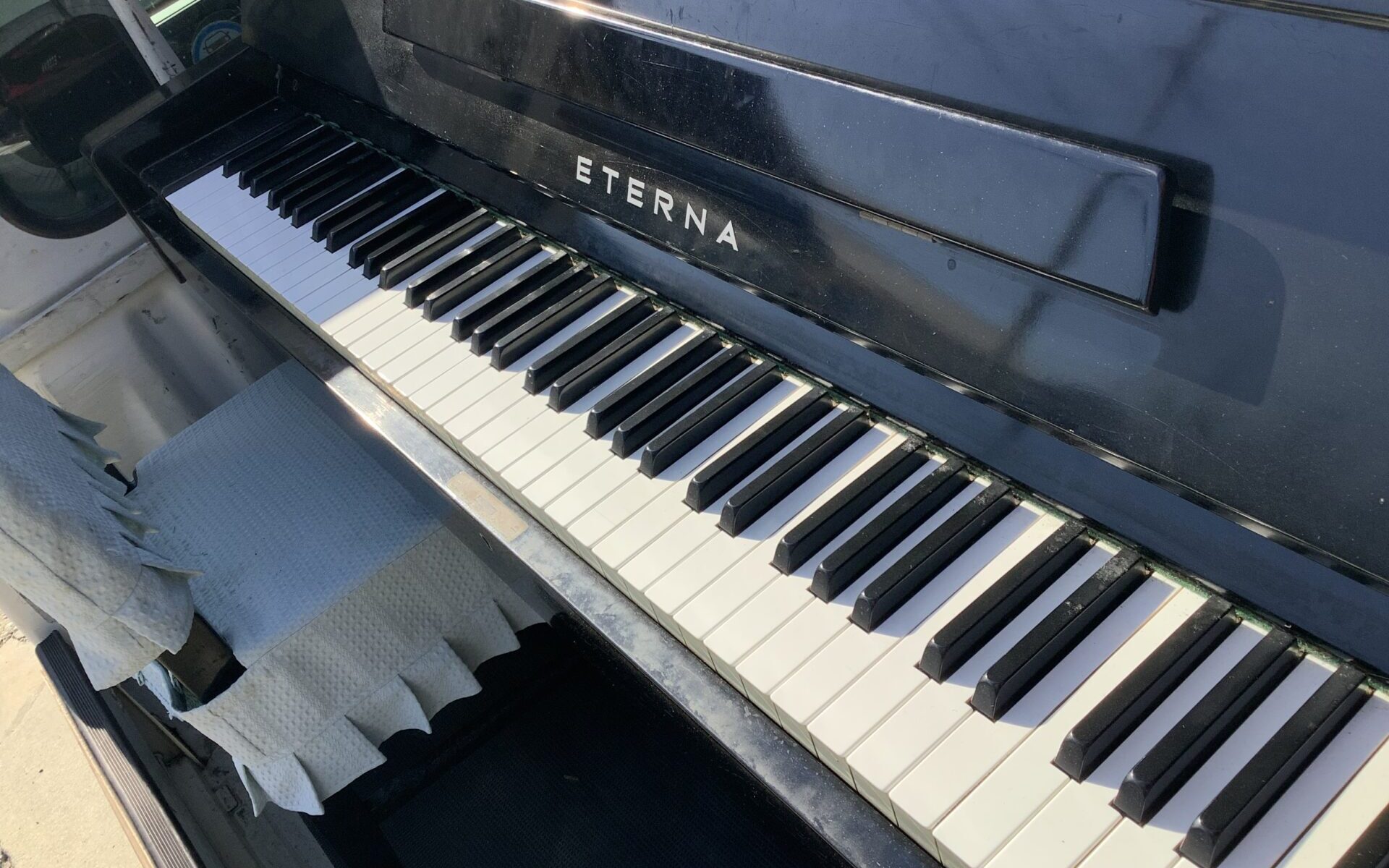 福山市新市町で引き取り回収から処分までしたピアノ