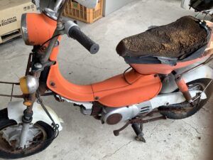 福山市沼隈町で引き取り回収から処分までしたバイク