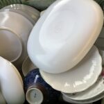 福山市明神町で食器の引き取りから処分までさせて頂きました。