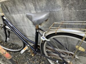 竹原市吉名町で自転車の引き取りから処分までさせて頂きました。