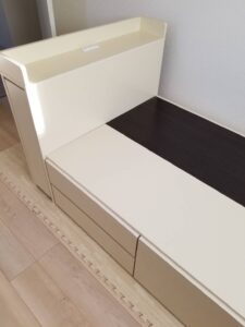 庄原市宮内町でベッドフレームの回収から処分までさせて頂きました。