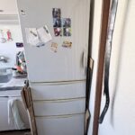 竹原市本町で冷蔵庫の回収から処分までさせて頂きました。