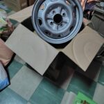 福山市入船町で廃品回収をしたタイヤホイールです。