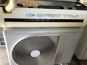 広島県三原市で取り外し回収から処分までしたエアコン
