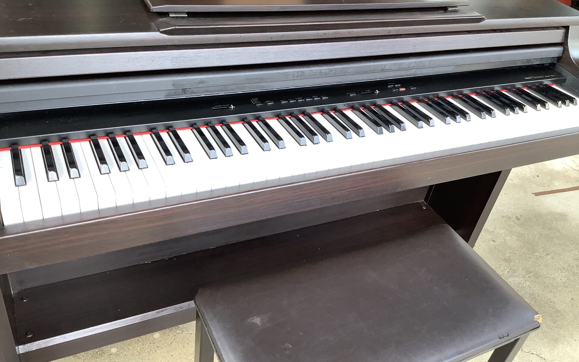 福山市幕山台の引き取り回収から処分までした電子ピアノ