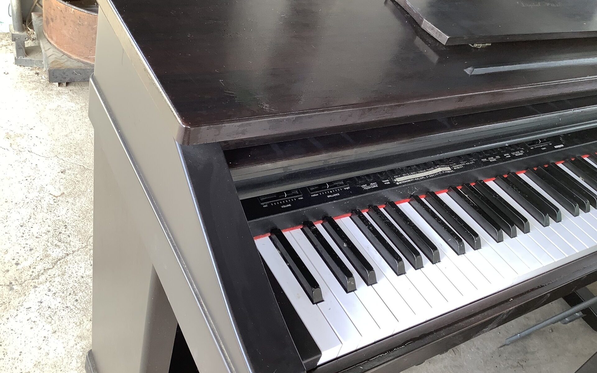 広島県竹原市で引き取り回収から処分までした電子ピアノ
