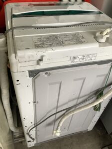 広島県神石高原町で引き取り回収から処分までした洗濯機