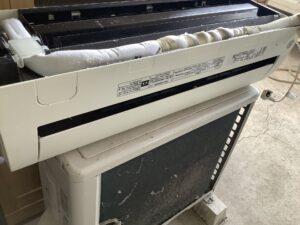 広島県庄原市で取り外し回収から処分までしたエアコン