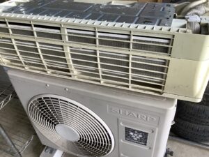 広島県神石高原町で取り外し回収から処分までしたエアコン
