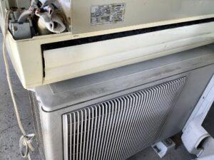 広島県神石高原町で取り外し回収から処分までしたエアコン