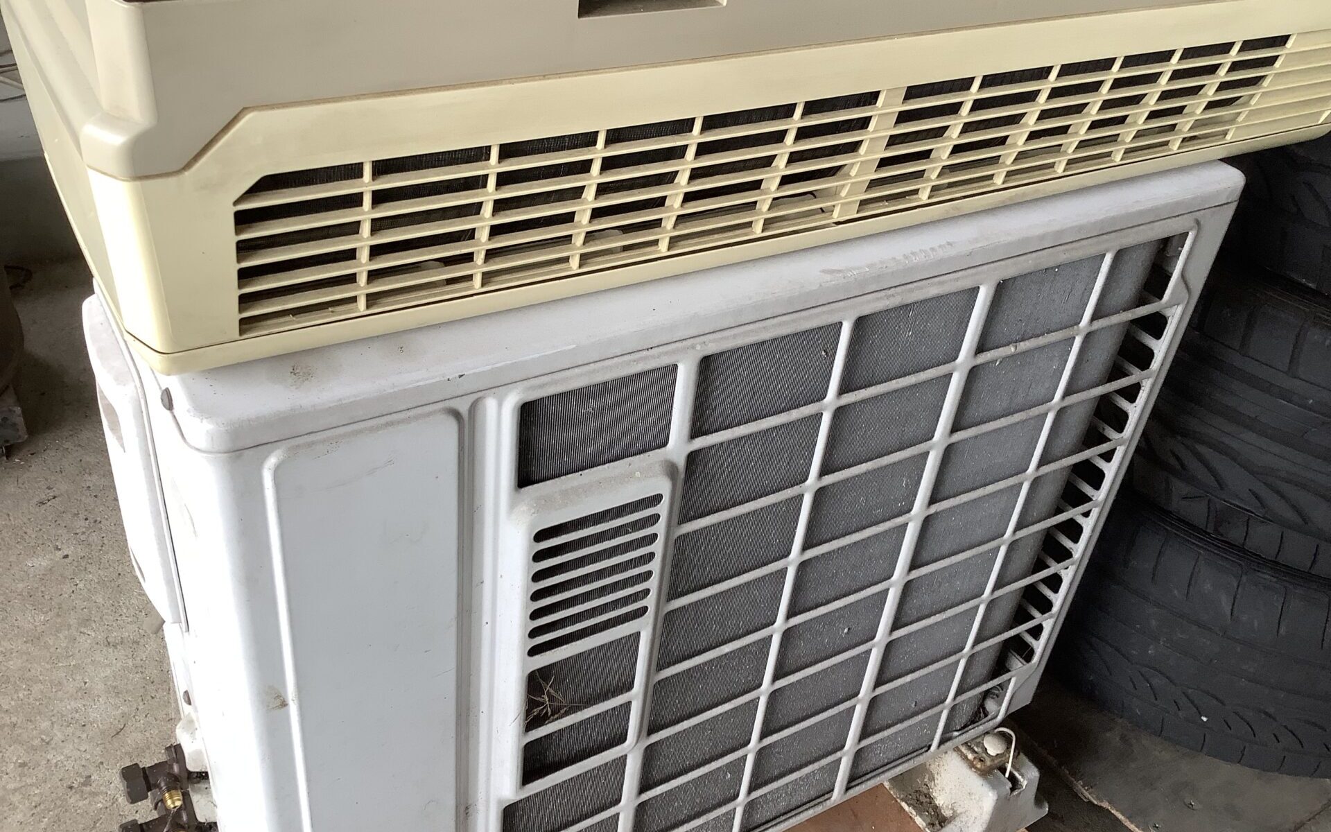 広島県庄原市で取り外し回収から処分までしたエアコン