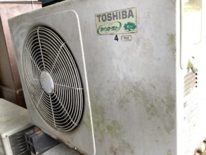 広島県府中市で取り外し回収から処分までしたエアコン